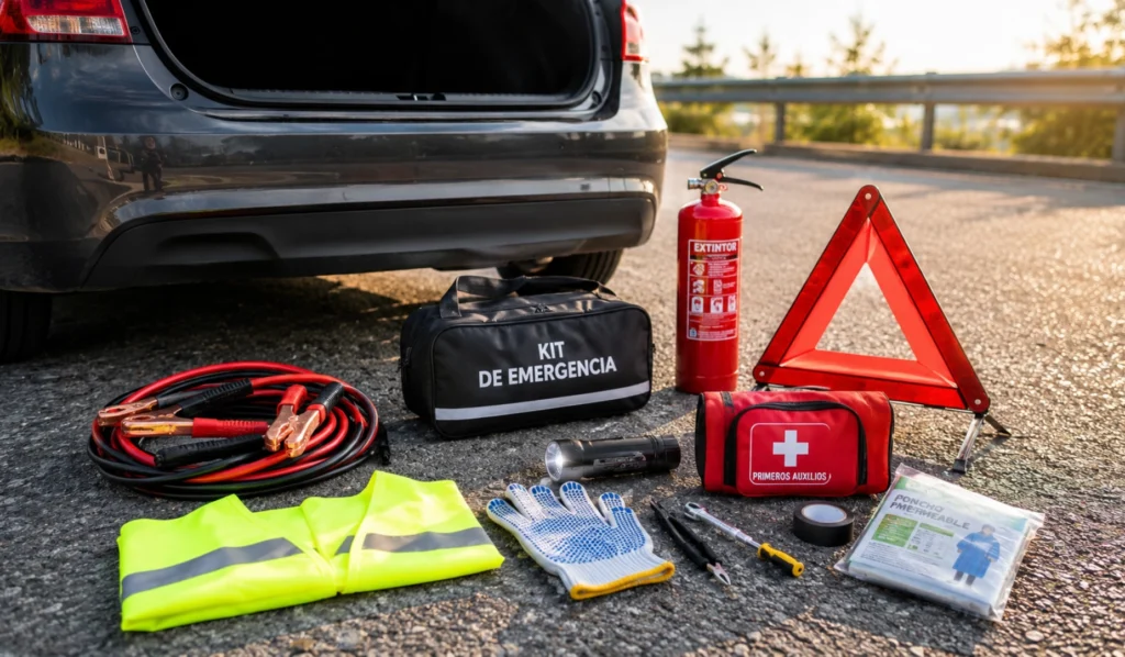 kit de emergencia para el auto